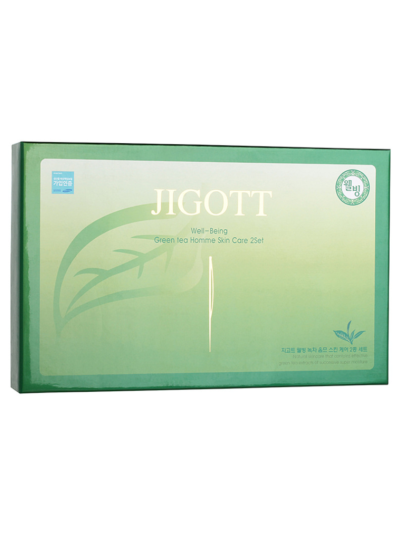 JGT SET Набор уходовый для мужской кожи лица JIGOTT WELL-BEING GREEN TEA HOMME SKIN CARE 2SET