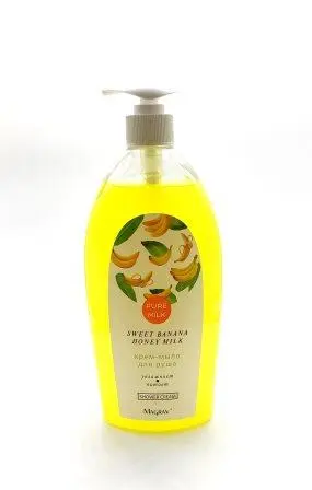 Маграв 4/1 PURE MILK Крем-мыло для душа Sweet banana & Honey milk (800мл). 9