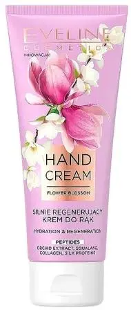 Eveline (75мл) Hand cream FLOWER BLOSSOM Крем для рук с пептидами.10
