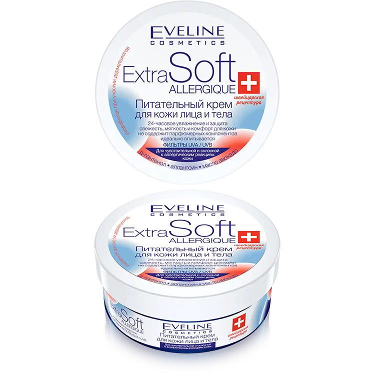 Eveline Extra Soft крем д/лица и тела Питательн. д/чувств. кожи