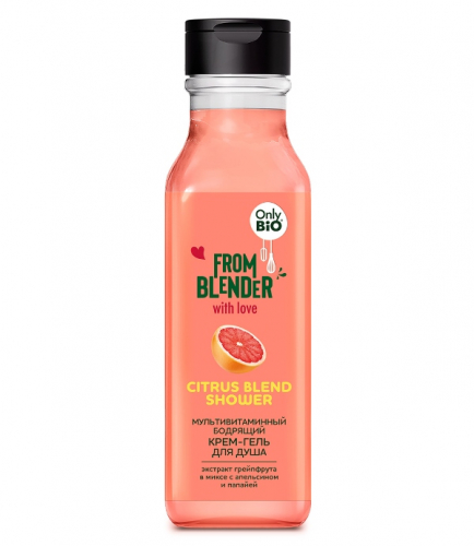 ФК /GB-8810/ From Blender with Love Крем-гель д/душа Citrus blend Shower Мультивитаминный 370мл.15
