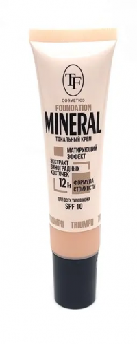 Triumpf CTW25 Тональн. крем MINERAL FOUNDATION тон 54 Светл.беж/Light beige (30мл)