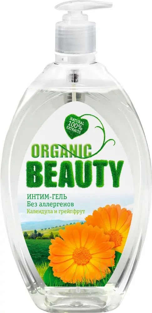 Organic Beauty Интим-Гель Календула и Грейпфрут (500мл).8 /арт-12475/