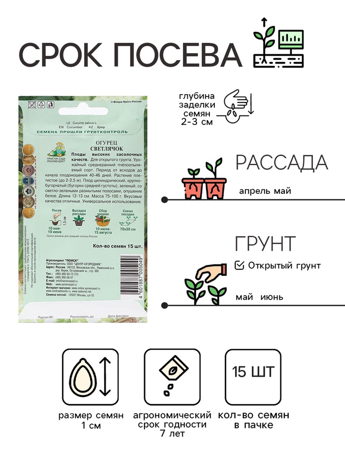 Семена Огурец