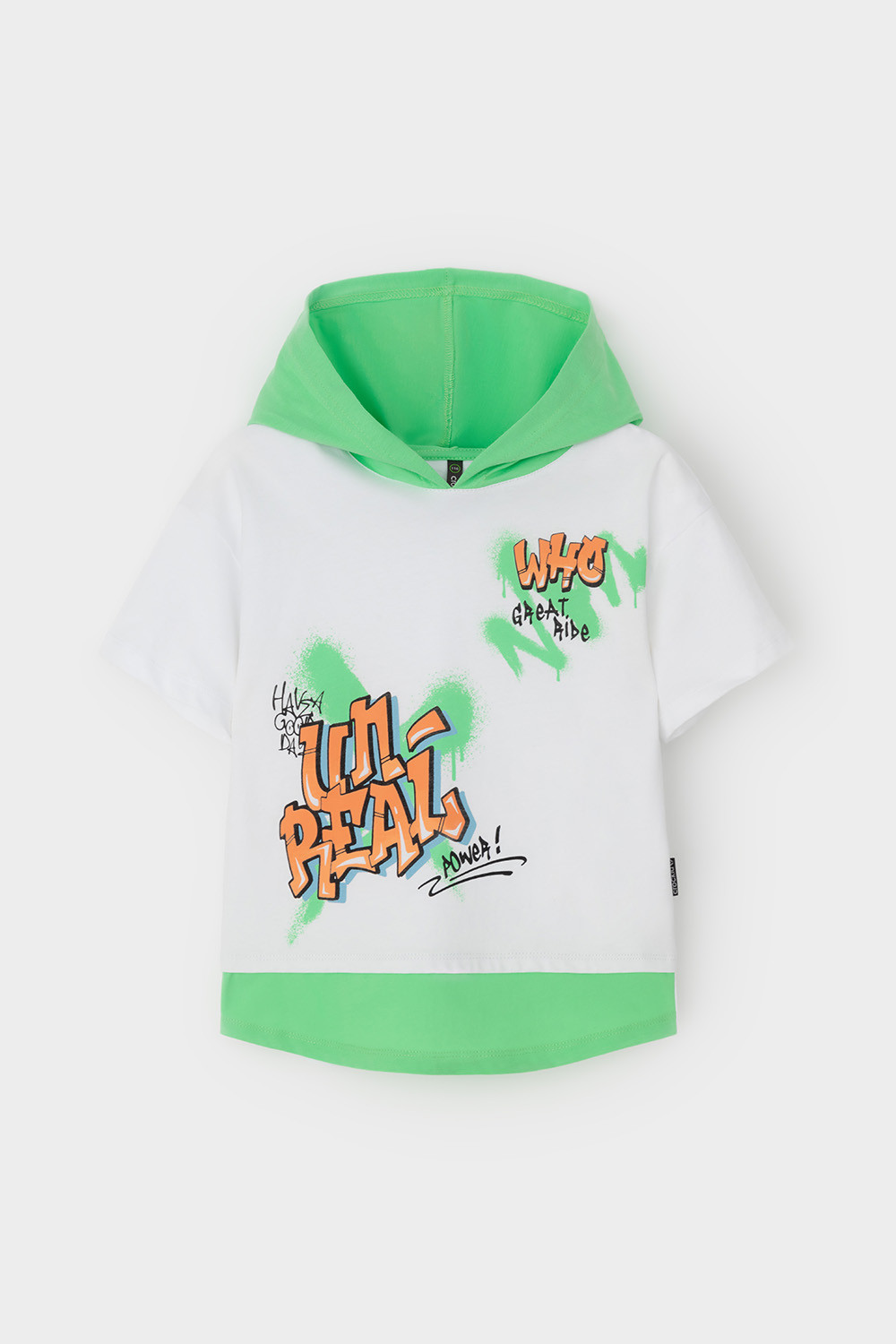 Crockid Фуфайка КР 302744 белый к562 Crockid