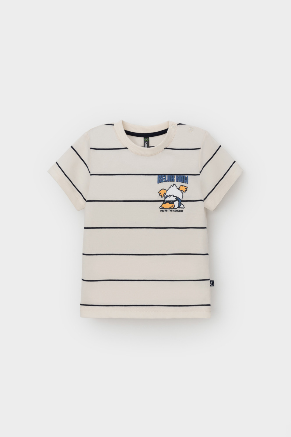 Crockid Фуфайка КР 302753 суровый, индиго, полоска к568 Crockid