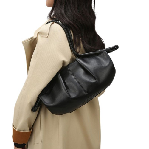 Женская кожаная сумка 99777 BLACK