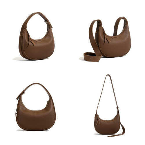 Женская кожаная сумка 9332 BROWN