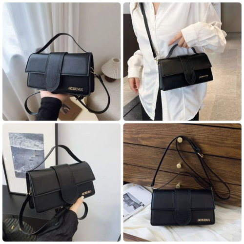 Женская кожаная сумка 5735 BLACK