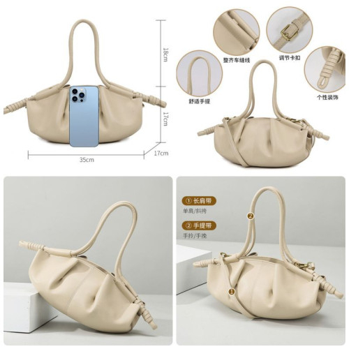 Женская кожаная сумка 99777 BEIGE