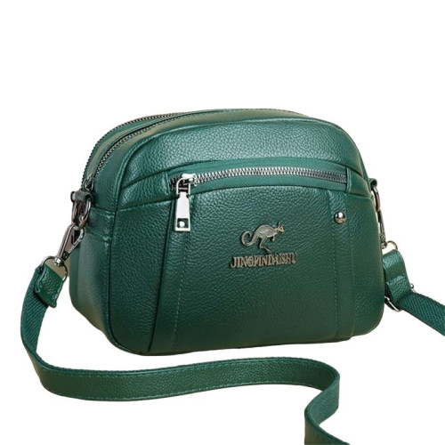 Женская кожаная сумка 208 GREEN