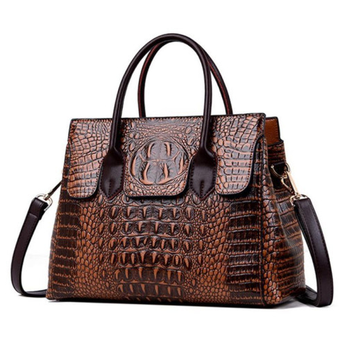 Женская кожаная сумка 3049 BROWN