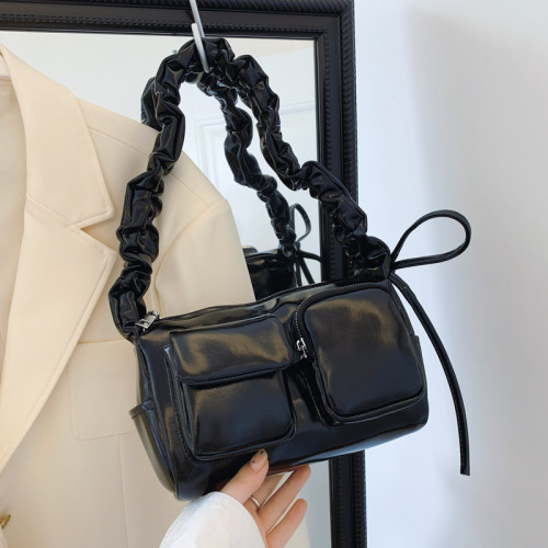 Женская кожаная сумка 5870 BLACK