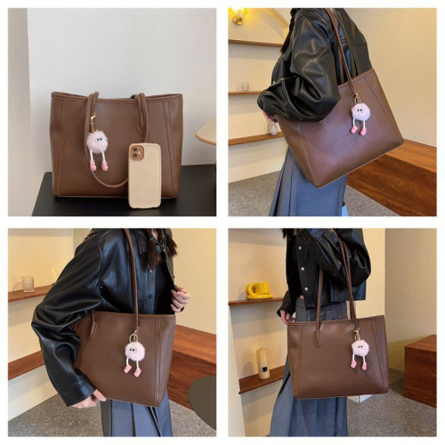 Женская кожаная сумка 3445 BROWN