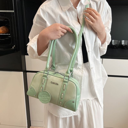Женская кожаная сумка 1777 GREEN