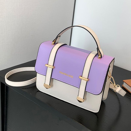 Женская кожаная сумка PR-512 PURPLE