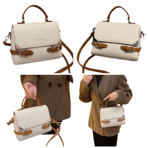 Женская кожаная сумка C196 WHITE