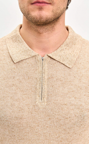 Футболка лен F111-07LN l.beige