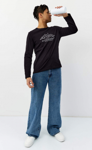 Лонгслив F521-1001-896 black