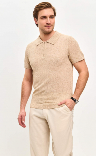 Футболка лен F111-07LN l.beige