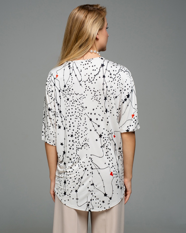 Футболка со сборкой FW006