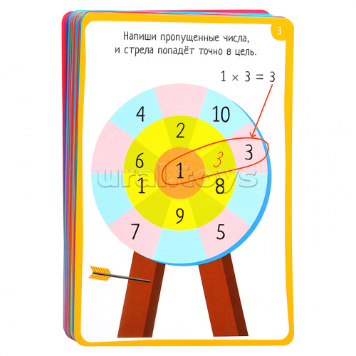 IQ Многоразовые карточки с маркером.7+ Таблица умножения \ Куликова Е.Н., Доронина Г.В.