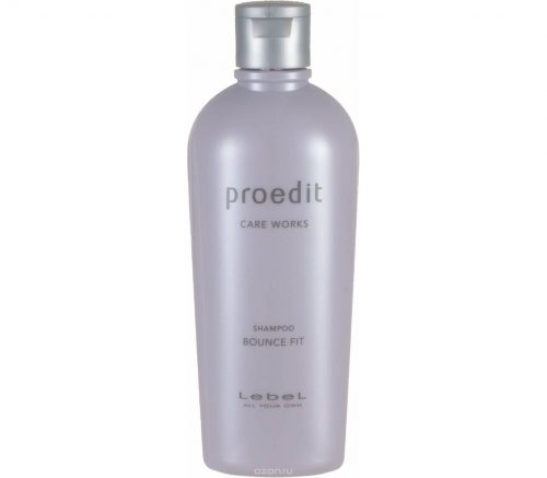 Lebel Proedit Bounce Fit Shampoo - Восстанавливающий шампунь для сильно поврежденных, сухих, ломких волос