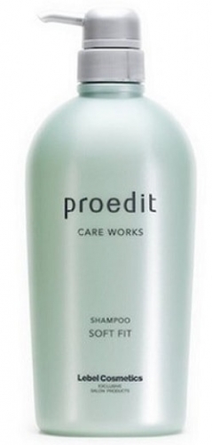 Lebel Proedit Soft Fit Shampoo - Увлажняющий шампунь для жестких и непослушных волос