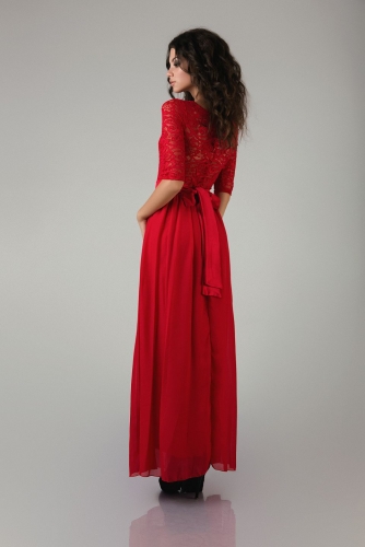 Платье вечернее красное 182232
