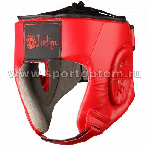 Шлем боксерский тренировочный INDIGO PU PS-827