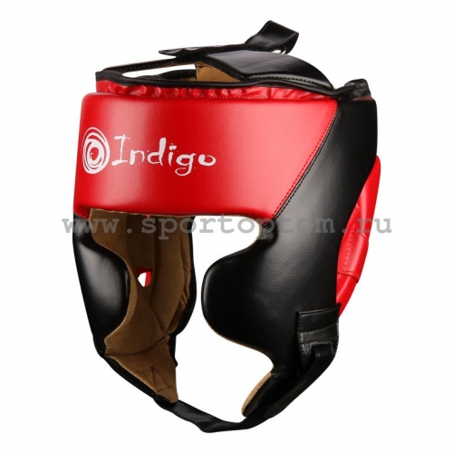 Шлем боксерский тренировочный INDIGO PU 250046