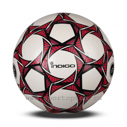 Мяч футбольный №5 INDIGO COACHER c 3D фактурой тренировочный (PU 1.2 мм ) 1911