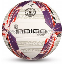 Мяч футбольный №5 INDIGO SPARK тренировочный (PU hybrid) IN158