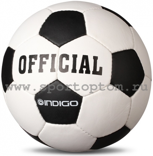 Мяч футбольный №5 INDIGO OFFICIAL тренировочный (PU 1.2 мм) 1132