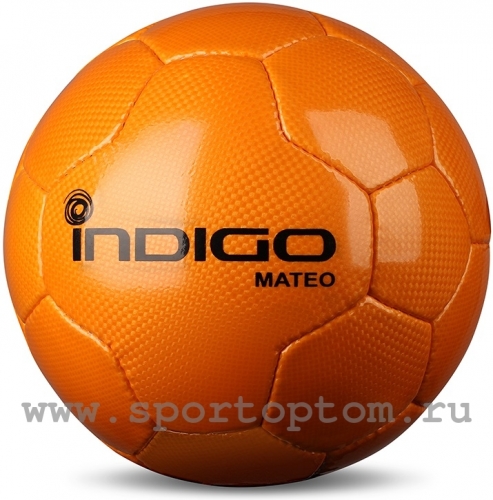 Мяч футбольный №5 INDIGO MATEO тренировочный (PU 1.6 мм) N004