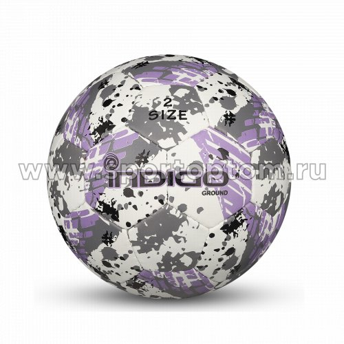 Мяч футбольный №2 INDIGO GROUND тренировочный (PU 1.2мм) Сувенирный IN030