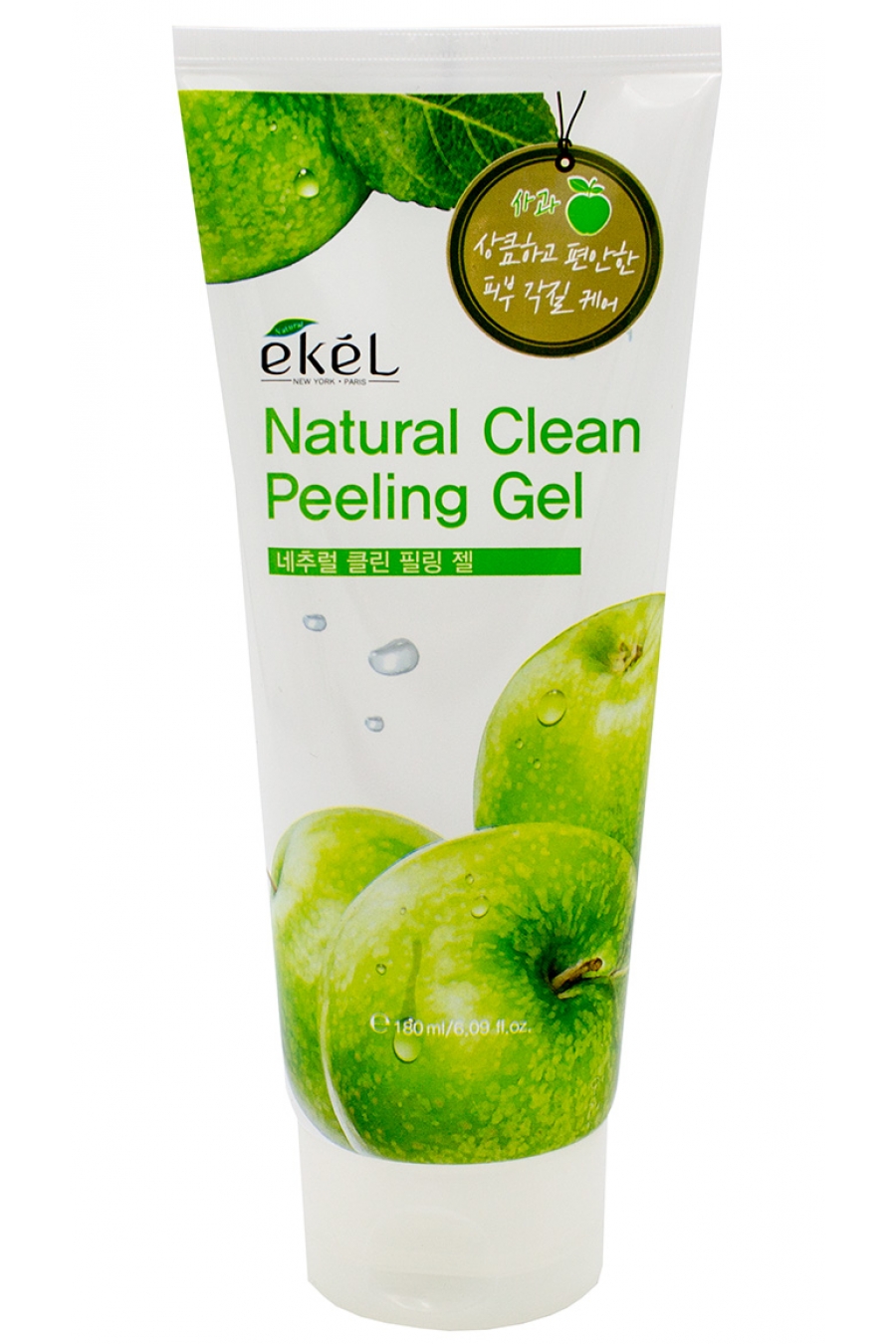 Apple gel. Apple natural clean peeling Gel 180 ml. Ekel natural clean peeling Gel Apple. Пилинг Ekel яблоко 180мл. Ekel пилинг скатка яблоко.