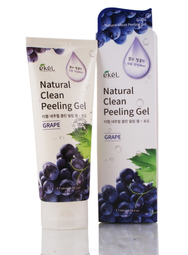 Пилинг с экстрактом винограда Ekel Natural Clean Peeling Gel Grape 180ml