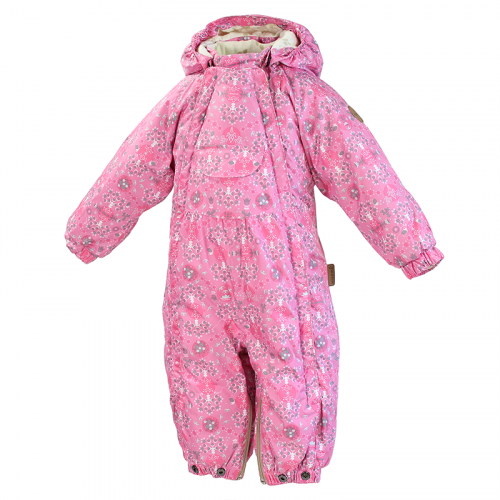 Комбинезон-спальный мешок для малышей KALLI, розовый с принтом E13, размер 62