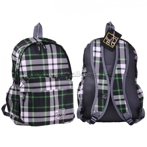 Рюкзак All Out Luton Forest Check серый/зеленый/черный клетка