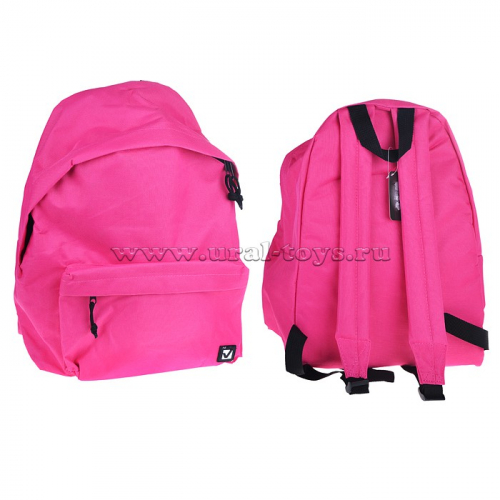 Рюкзак B-HB1625 ст.класс/студенты/молодежь, сити-формат, Розовый, 41*32*14, 20 л, 225375