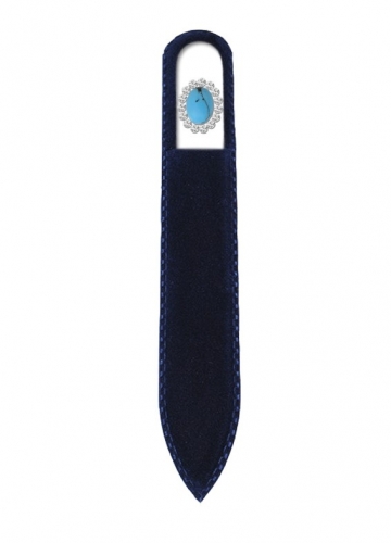 Пилка с цветной ручкой. Камень 135 мм