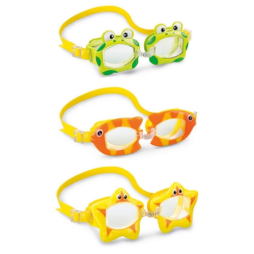 Очки для плавания Fun Goggles, 3-8 лет, 3 цвета