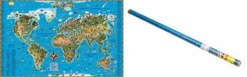 Карта. Карта Мира (для детей) 116*79