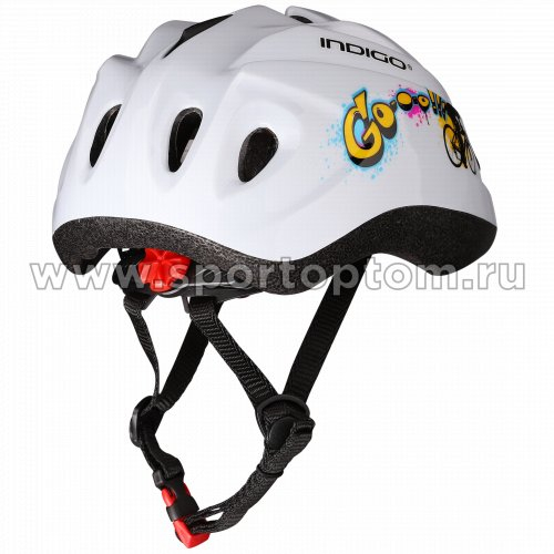 Шлем велосипедный детский INDIGO GO 10 вентиляционных отверстий IN072