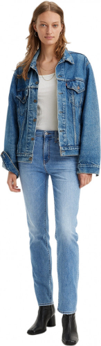 Джинсы женские 724 HIGH RISE STRAIGHT MED INDIGO - WORN IN, LEVIS