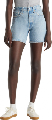 Шорты женские 501® MID THIGH SHORT MED INDIGO - WORN IN, LEVIS