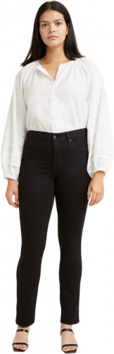 Джинсы женские 312 SHAPING SLIM SOFT BLACK, LEVIS
