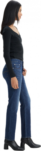 Джинсы женские 724 HIGH RISE STRAIGHT DARK INDIGO - WORN IN, LEVIS