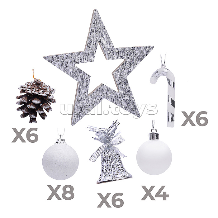 Набор новогодних шаров